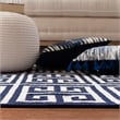 Safavieh Dhurries Navy Contemporary Rug - Runner 2'6