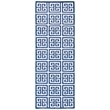 Safavieh Dhurries Navy Contemporary Rug - Runner 2'6