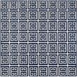 Safavieh Dhurries Navy Contemporary Rug - Square 7'