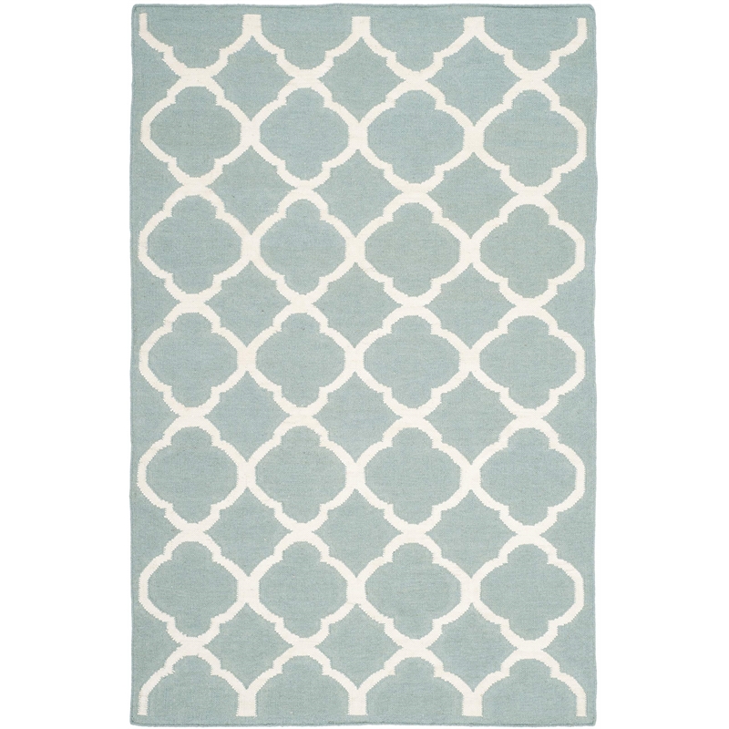 Safavieh Dhurries Blue Contemporary Rug - 3' x 5'