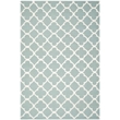 Safavieh Dhurries Blue Contemporary Rug - 6' x 9'