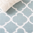 Safavieh Dhurries Blue Contemporary Rug - 10' x 14'