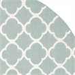 Safavieh Dhurries Blue Contemporary Rug - Round 7'