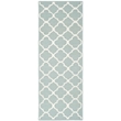 Safavieh Dhurries Blue Contemporary Rug - Runner 2'6