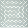 Safavieh Dhurries Blue Contemporary Rug - Square 7'