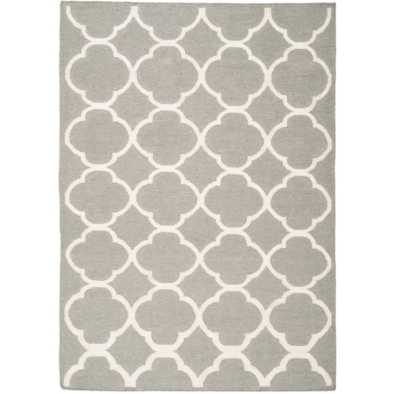 Safavieh Dhurries Grey Contemporary Rug - 4' x 6'