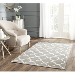 Safavieh Dhurries Grey Contemporary Rug - 6' x 9'