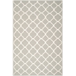 Safavieh Dhurries Grey Contemporary Rug - 6' x 9'