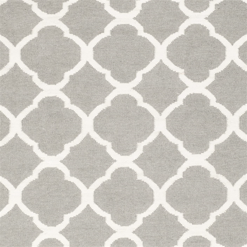 Safavieh Dhurries Grey Contemporary Rug - 8' x 10'