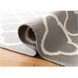 Safavieh Dhurries Grey Contemporary Rug - Runner 2'6