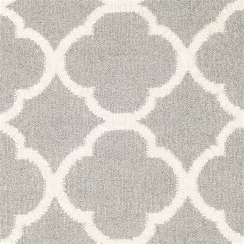 Safavieh Dhurries Grey Contemporary Rug - Runner 2'6
