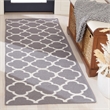 Safavieh Dhurries Grey Contemporary Rug - Runner 2'6