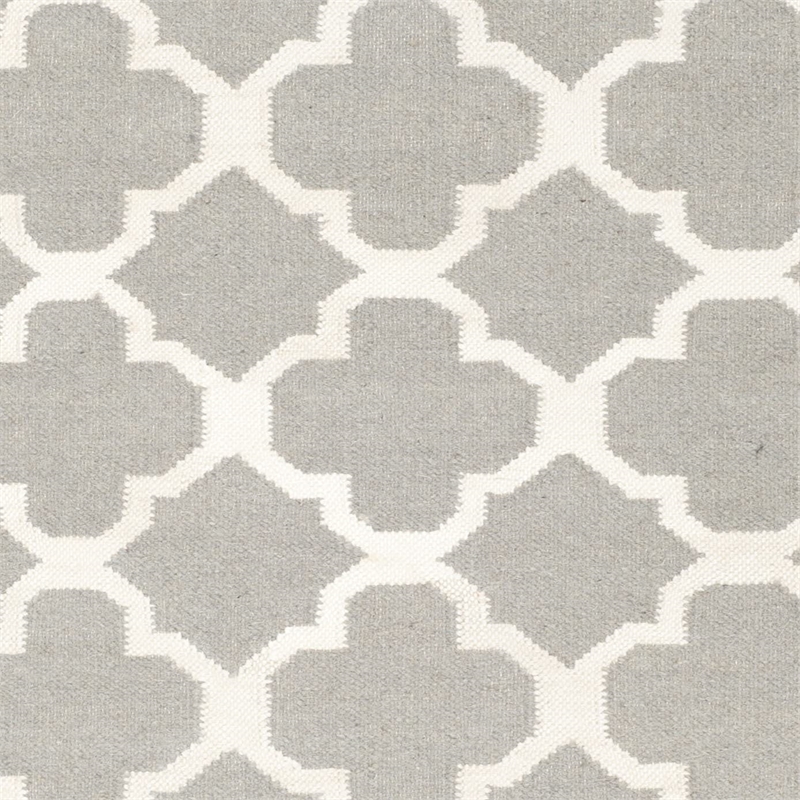 Safavieh Dhurries Grey Contemporary Rug - Runner 2'6