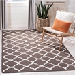 Safavieh Dhurries Brown Contemporary Rug - 4' x 6'