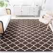 Safavieh Dhurries Brown Contemporary Rug - 9' x 12'
