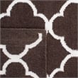 Safavieh Dhurries Brown Contemporary Rug - 9' x 12'