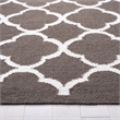 Safavieh Dhurries Brown Contemporary Rug - Runner 2'6