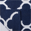 Safavieh Dhurries Navy Contemporary Rug - 3' x 5'
