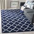 Safavieh Dhurries Navy Contemporary Rug - 6' x 9'
