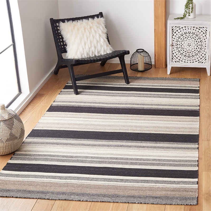 Safavieh Dhurries Natural Contemporary Rug - 5' x 8'