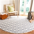 Safavieh Dhurries Silver Contemporary Rug - 3' x 5'