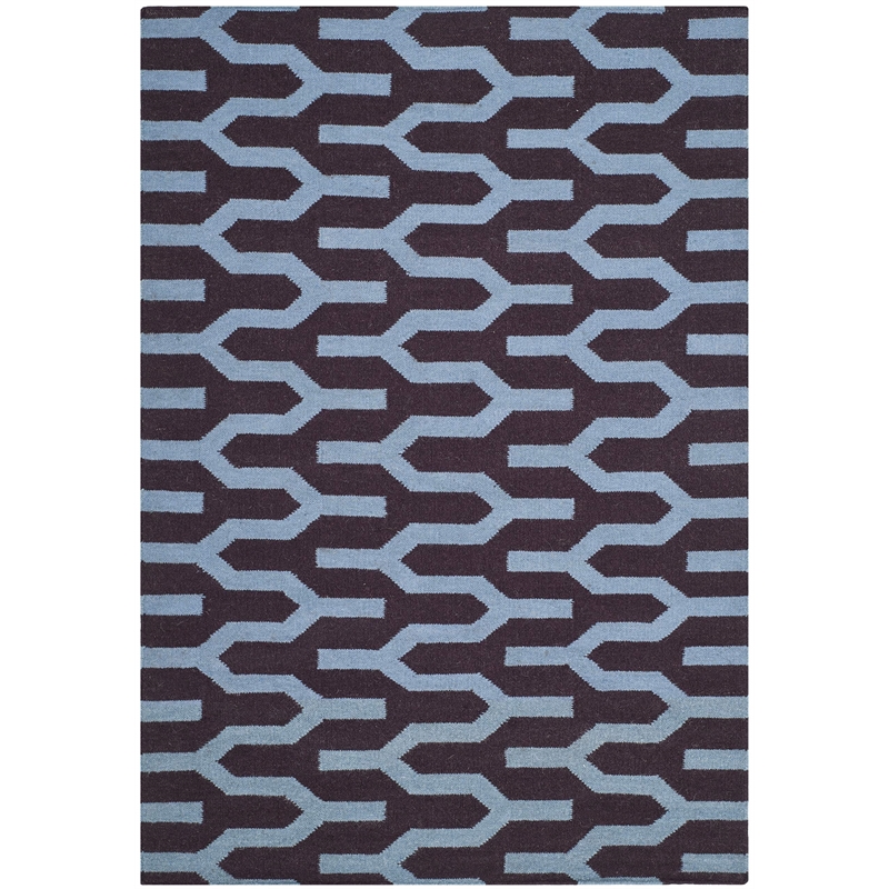 Safavieh Dhurries Purple Contemporary Rug - 3' x 5'