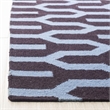 Safavieh Dhurries Purple Contemporary Rug - 4' x 6'
