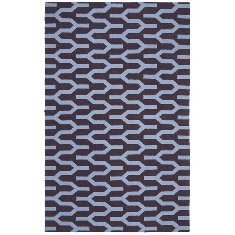 Safavieh Dhurries Purple Contemporary Rug - 6' x 9'