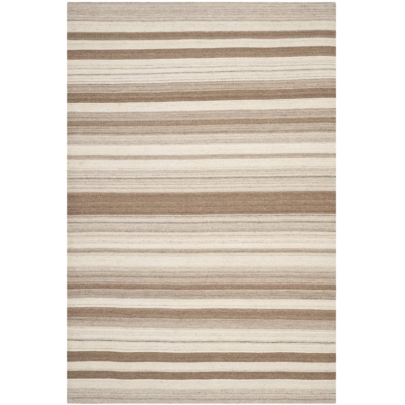 Safavieh Dhurries Natural Contemporary Rug - 5' x 8'