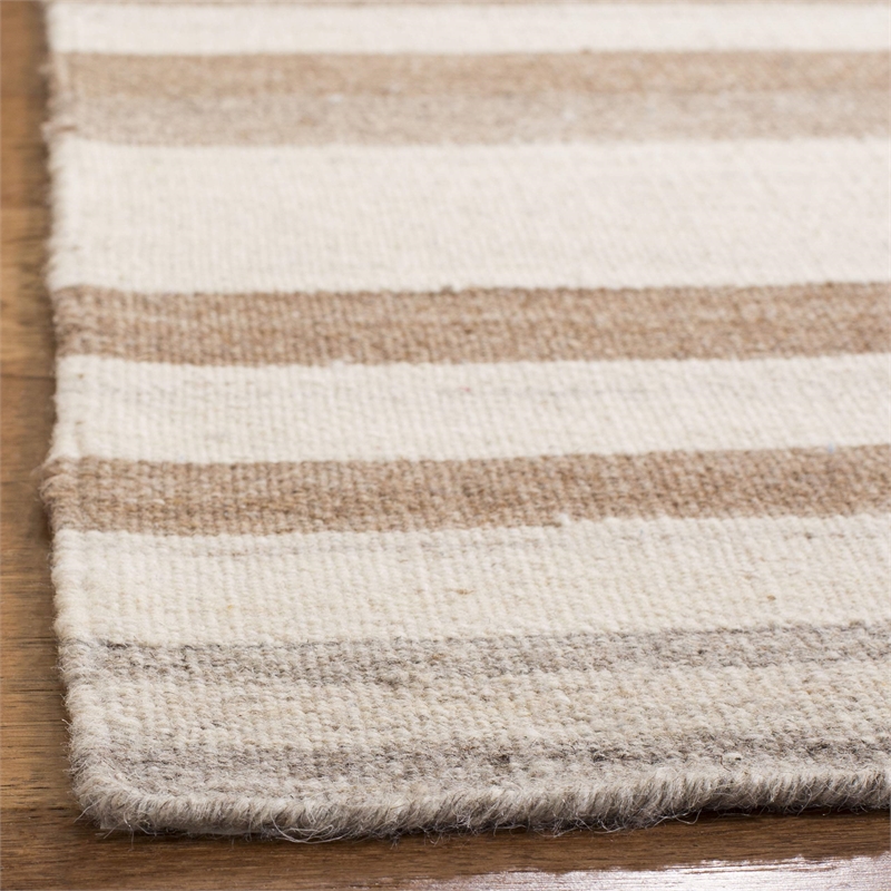 Safavieh Dhurries Natural Contemporary Rug - 8' x 10'