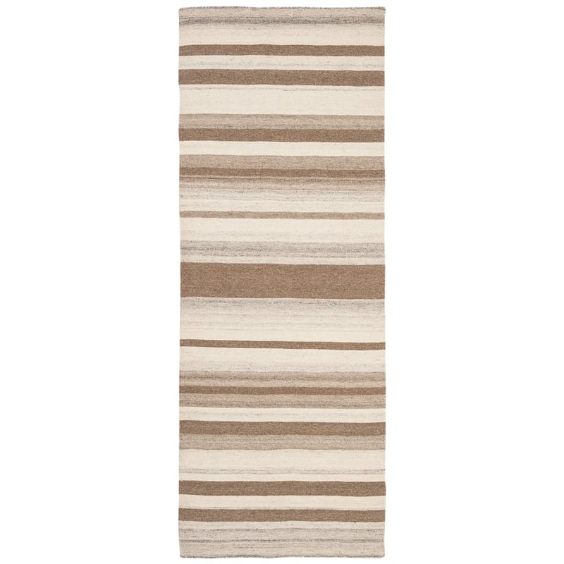 Safavieh Dhurries Natural Contemporary Rug - Runner 2'6