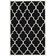 Safavieh Dhurries Black Contemporary Rug - 4' x 6'