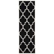 Safavieh Dhurries Black Contemporary Rug - Runner 2'6