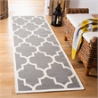 Safavieh Dhurries Grey Contemporary Rug - Runner 2'6
