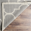 Safavieh Dhurries Grey Contemporary Rug - Runner 2'6
