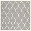 Safavieh Dhurries Grey Contemporary Rug - Square 6'