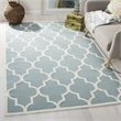Safavieh Dhurries Light Blue Contemporary Rug - 6' x 9'