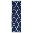 Safavieh Dhurries Navy Contemporary Rug - 2'6