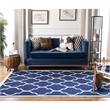 Safavieh Dhurries Navy Contemporary Rug - 4' x 6'