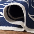 Safavieh Dhurries Navy Contemporary Rug - 4' x 6'
