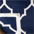 Safavieh Dhurries Navy Contemporary Rug - Square 6'