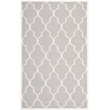 Safavieh Dhurries Dark Grey Contemporary Rug - 4' x 6'