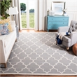 Safavieh Dhurries Dark Grey Contemporary Rug - 9' x 12'