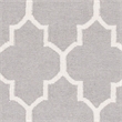 Safavieh Dhurries Dark Grey Contemporary Rug - 9' x 12'