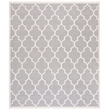 Safavieh Dhurries Dark Grey Contemporary Rug - 10' x 14'