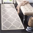 Safavieh Dhurries Dark Grey Contemporary Rug - Runner 2'6
