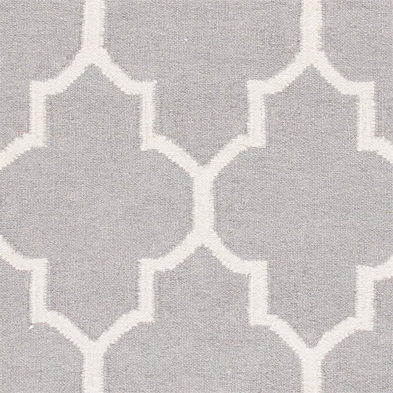 Safavieh Dhurries Dark Grey Contemporary Rug - Runner 2'6