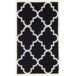 Safavieh Dhurries Black Contemporary Rug - 3' x 5'