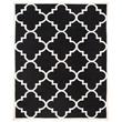 Safavieh Dhurries Black Contemporary Rug - 9' x 12'