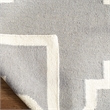 Safavieh Dhurries Grey Contemporary Rug - 5' x 8'